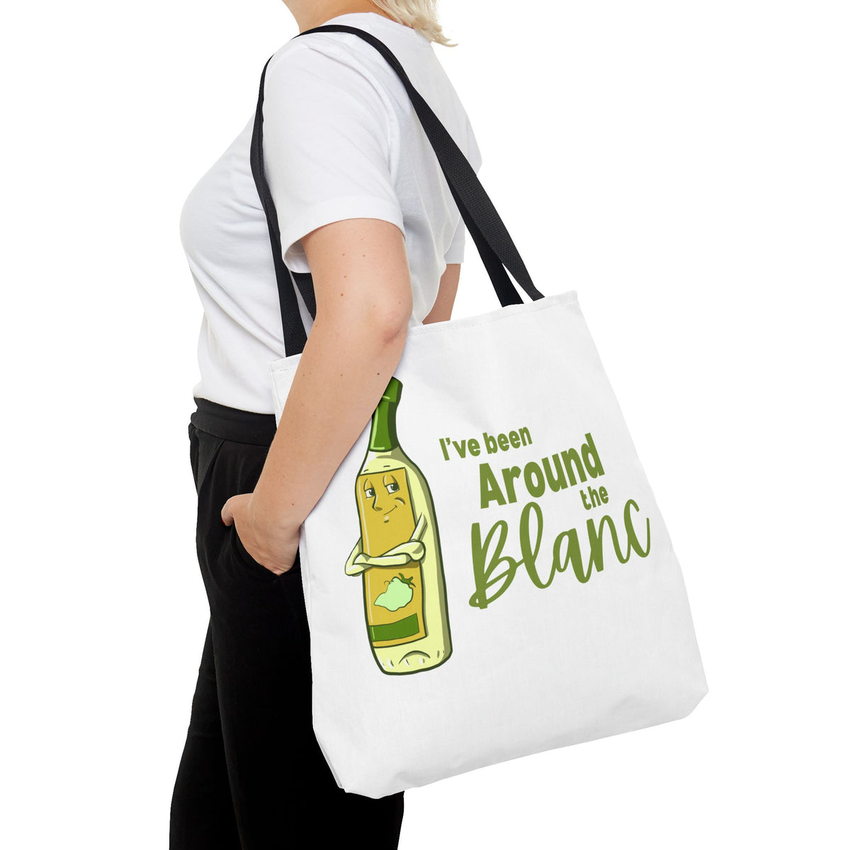 "I've Been Around the Blanc" Tote Bag