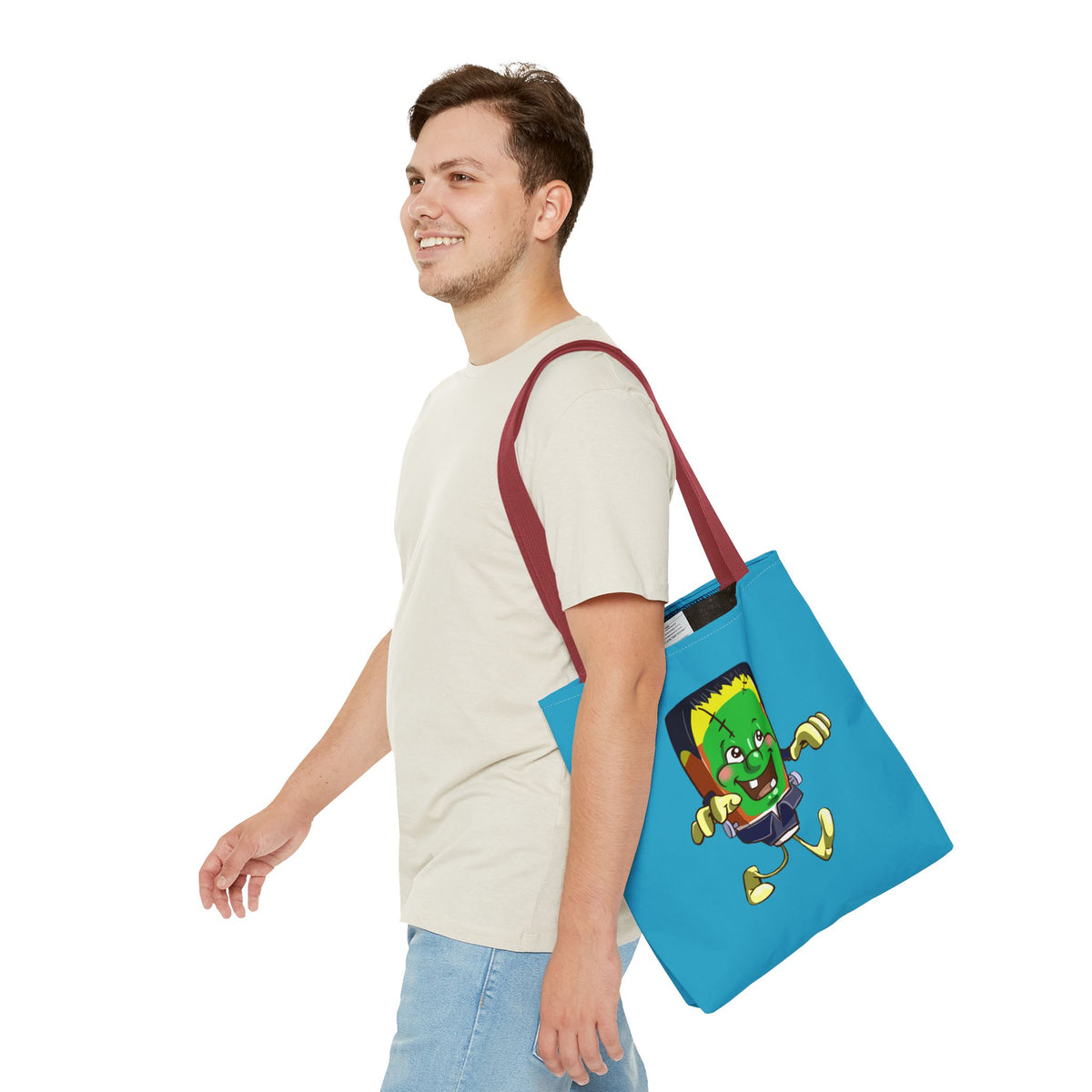 Frankenstein's Monster Candy Corn Tote
