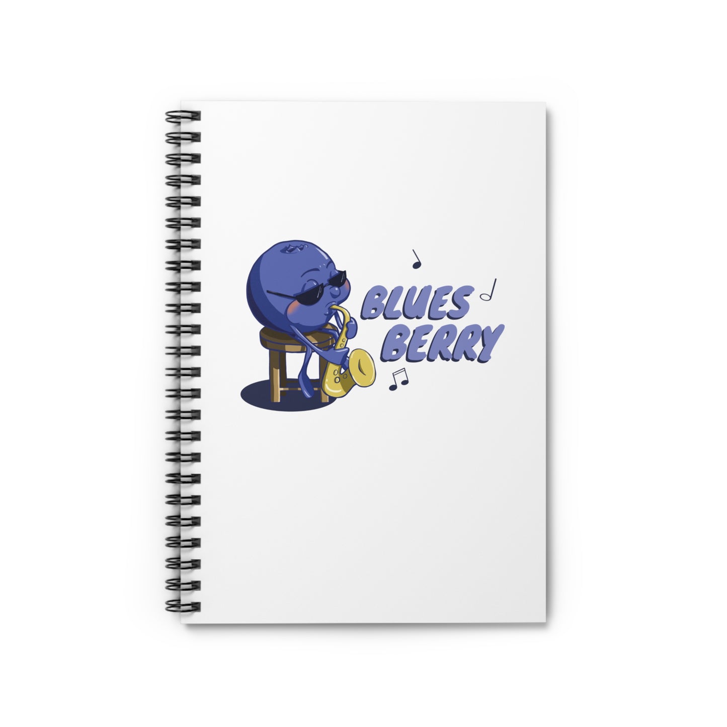 Blues Berry Spiral Journal