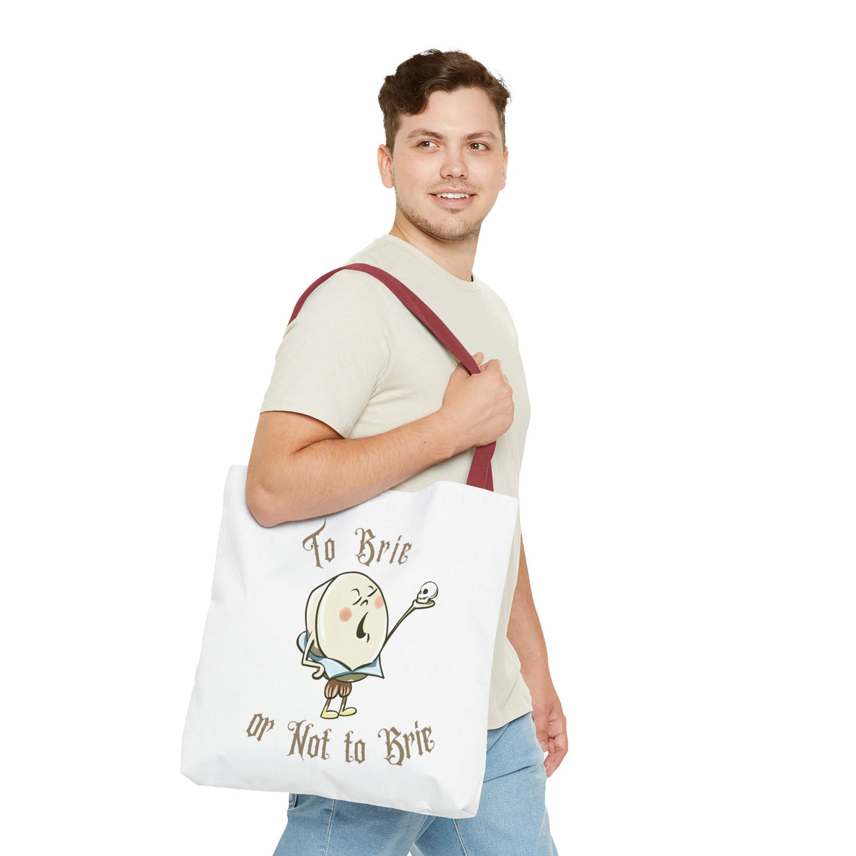 "To Brie or Not to Brie" Tote Bag