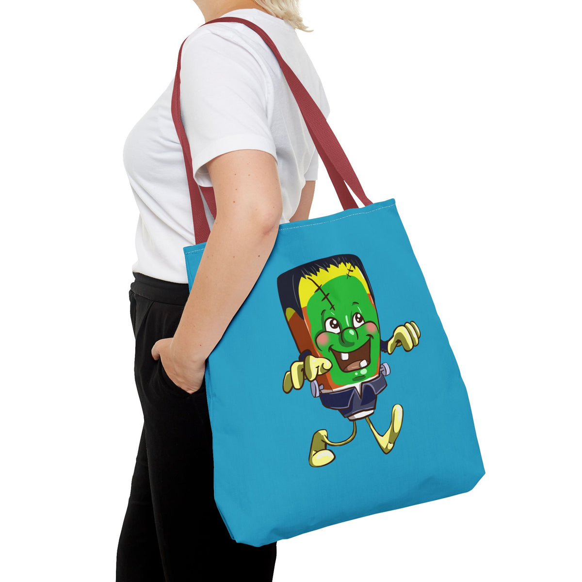 Frankenstein's Monster Candy Corn Tote