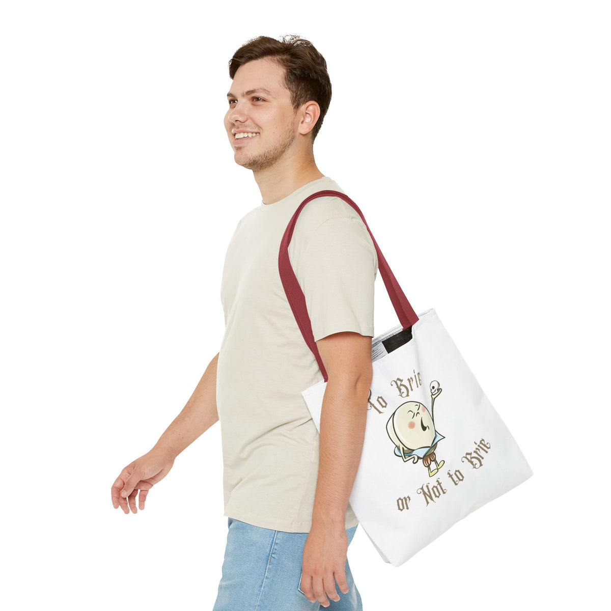 "To Brie or Not to Brie" Tote Bag