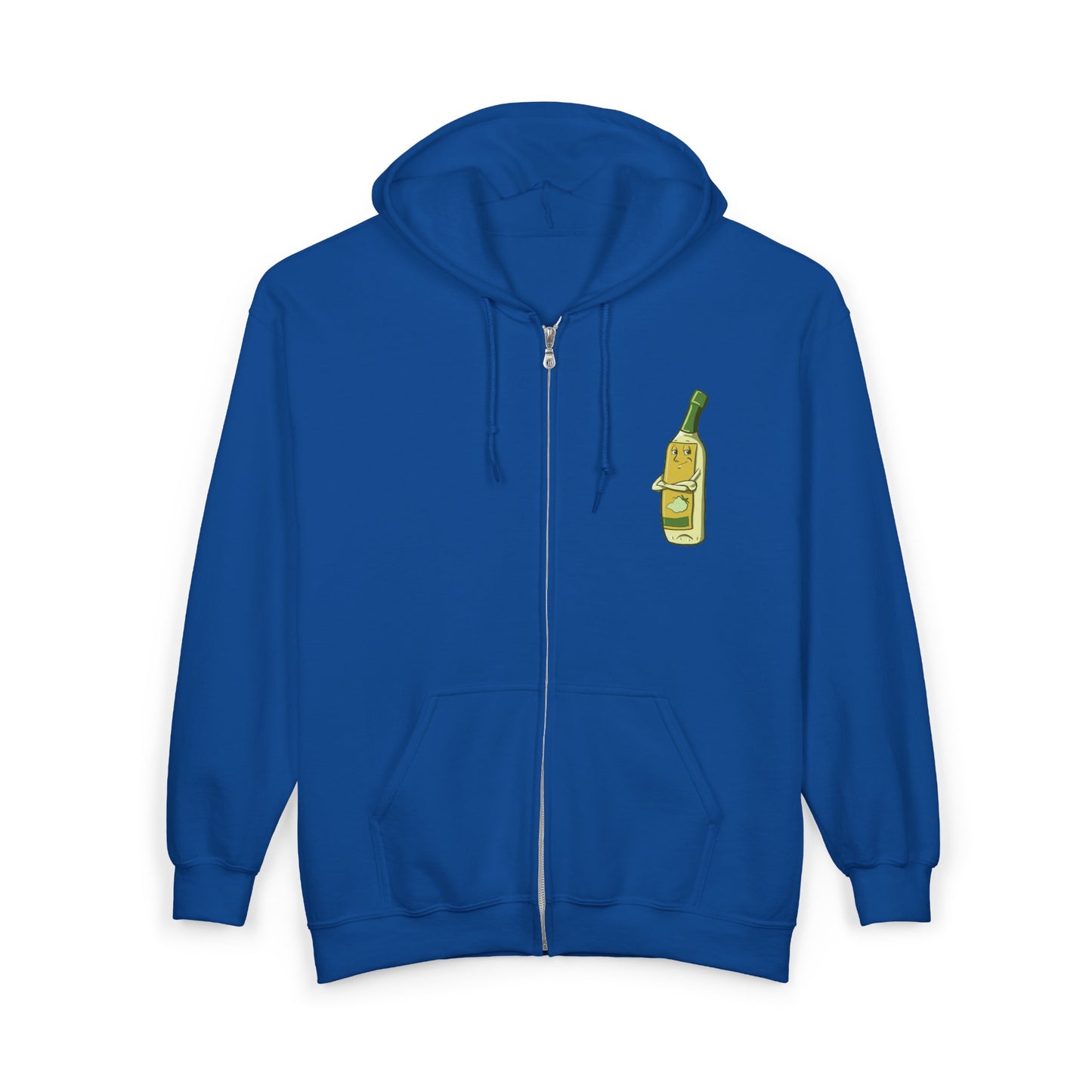 "I've Been Around the Blanc" Unisex Heavy Blend™ Full Zip Hooded Sweatshirt