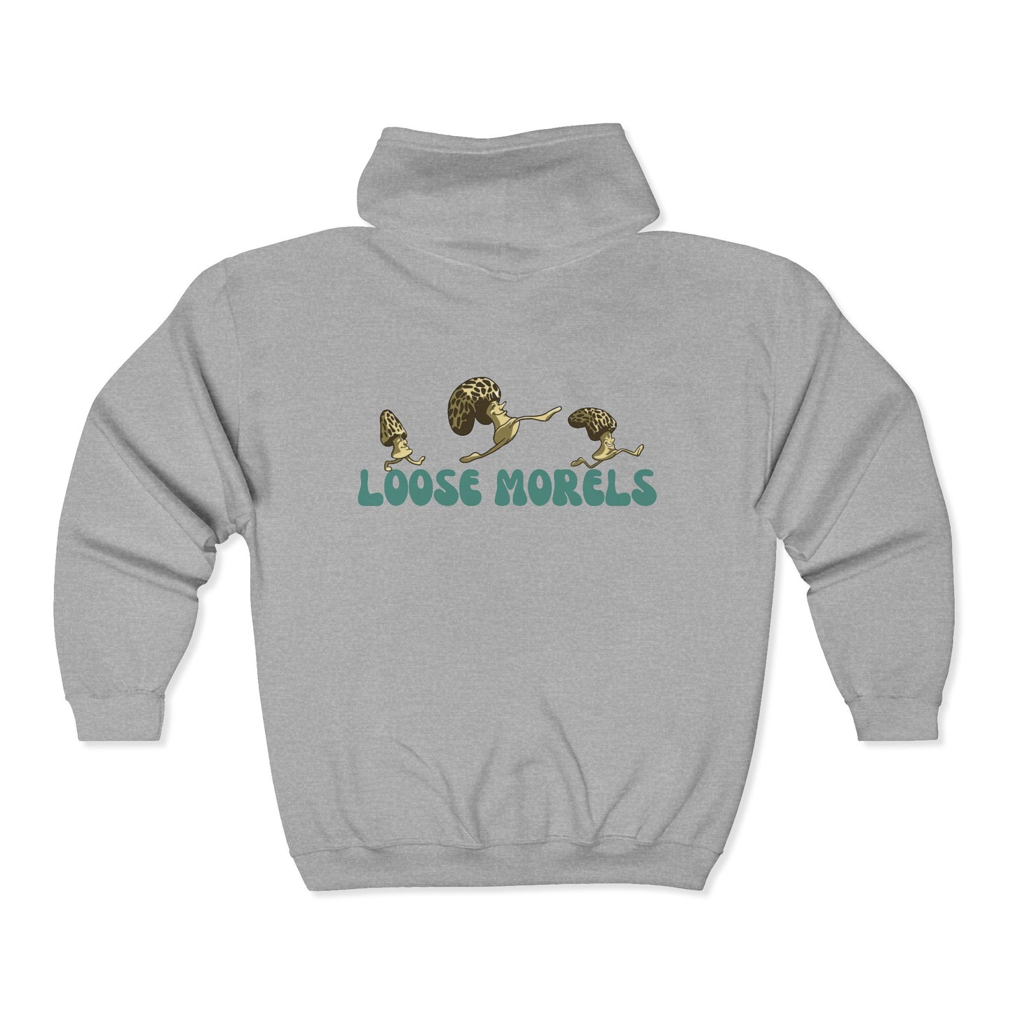 "Loose Morels" Unisex Heavy Blend™ Full Zip Hooded Sweatshirt