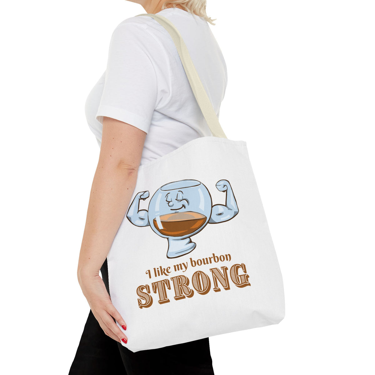 I Like My Bourbon Strong Tote Bag