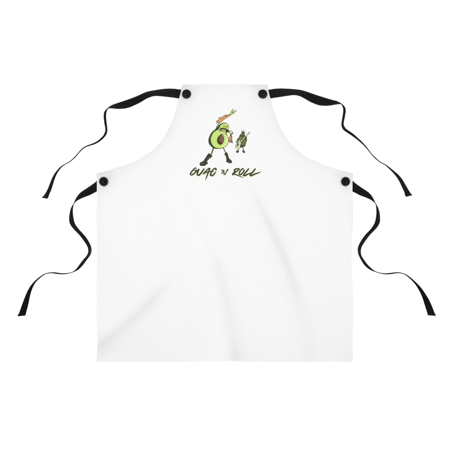 "Guac and Roll" Apron with Contrasting Straps