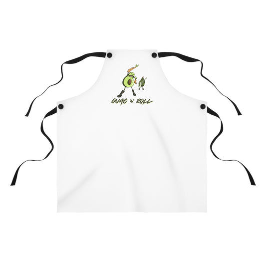 "Guac and Roll" Apron with Contrasting Straps