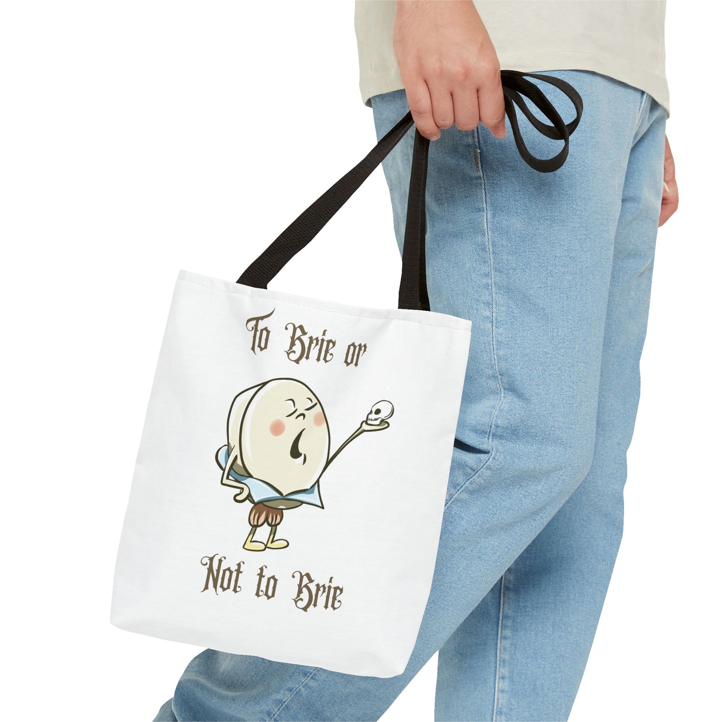"To Brie or Not to Brie" Tote Bag
