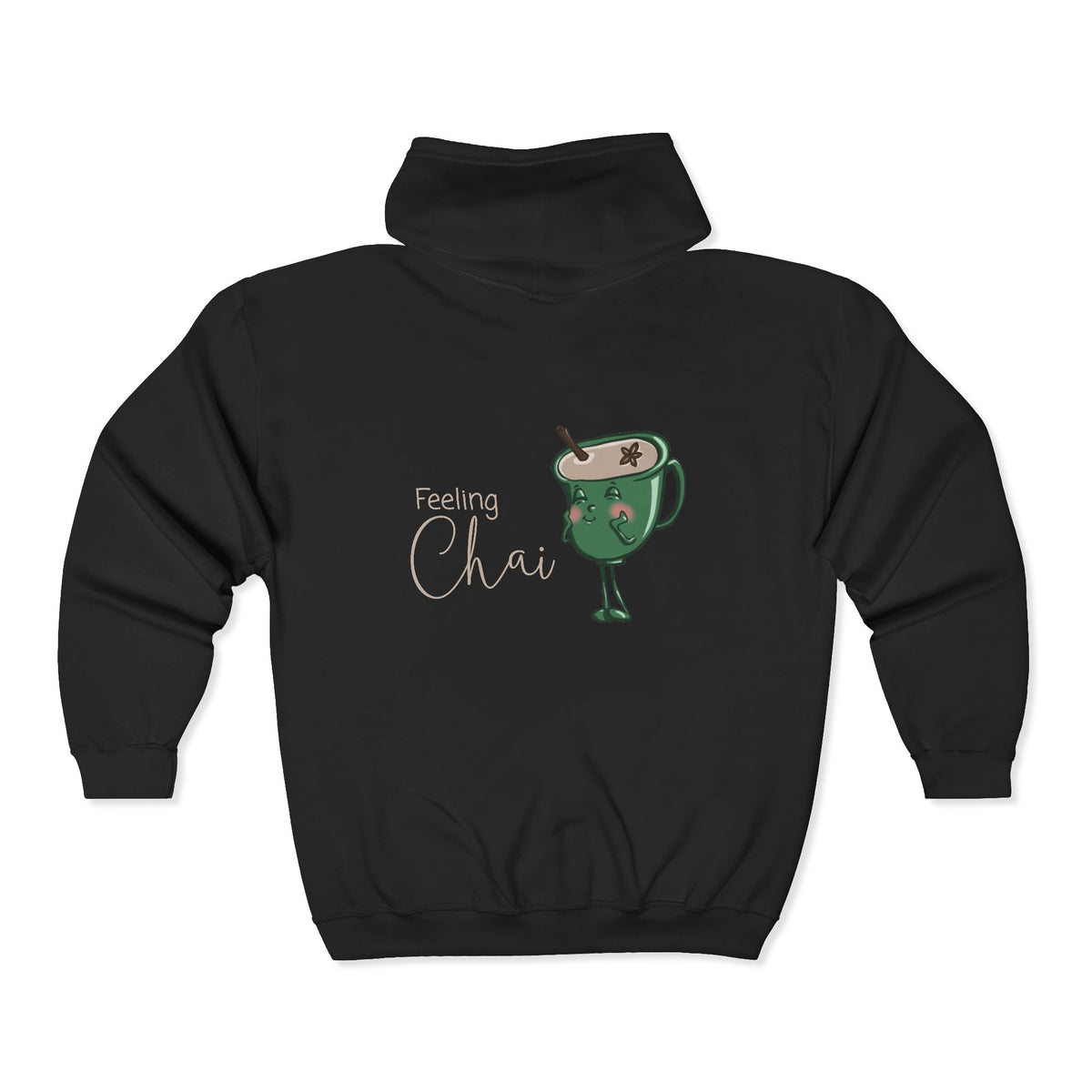 "Feeling Chai" Unisex Heavy Blend™ Full Zip Hooded Sweatshirt