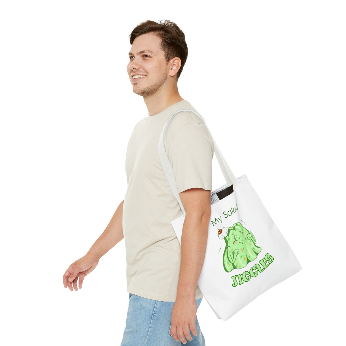 "My Salad Jiggles" Tote Bag