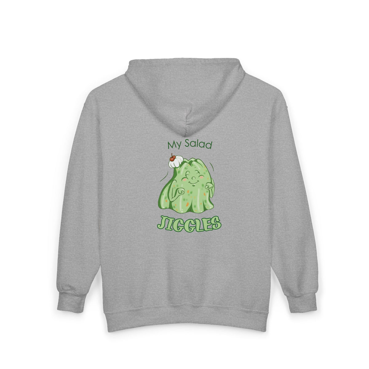 "My Salad Jiggles" Unisex Heavy Blend™ Full Zip Hooded Sweatshirt