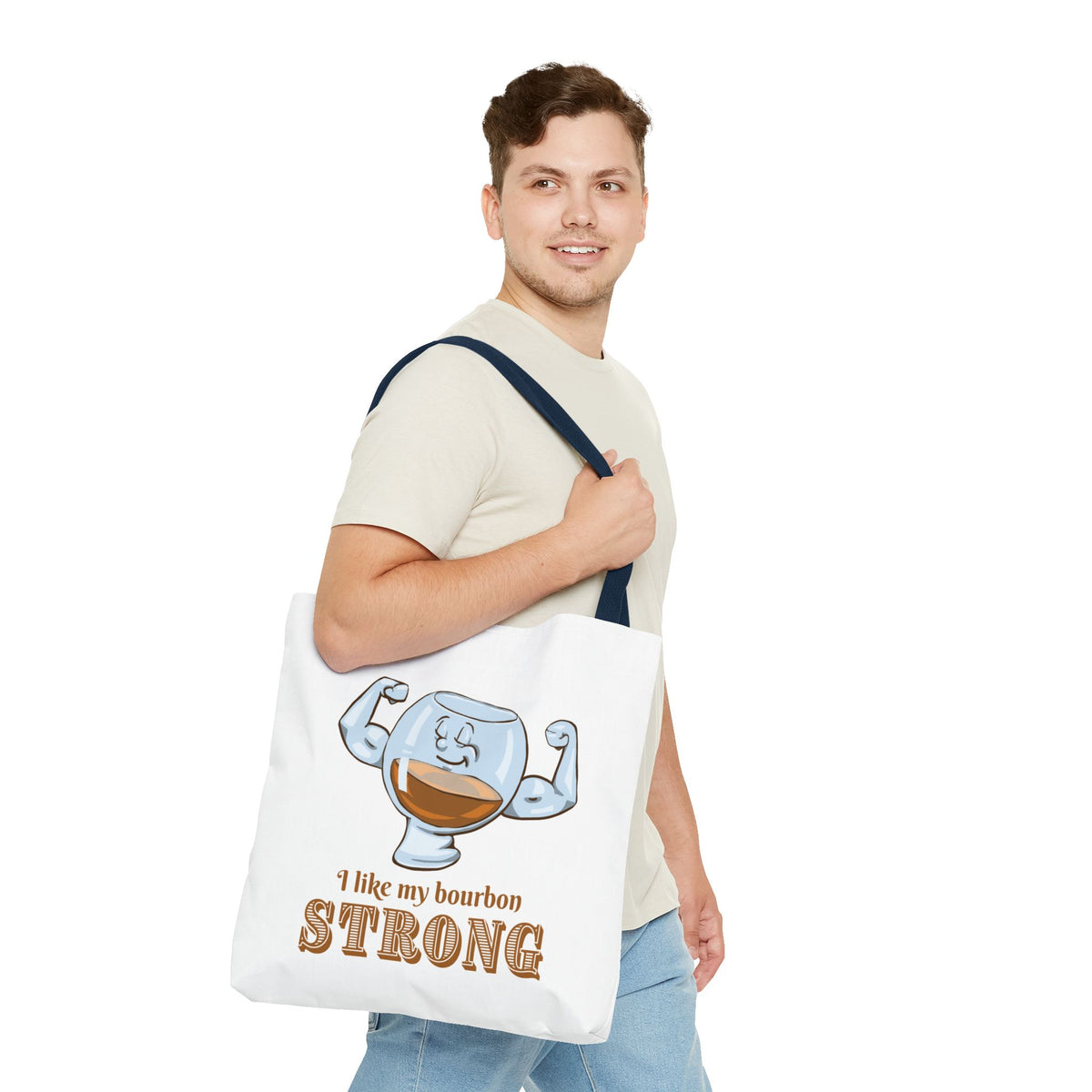 I Like My Bourbon Strong Tote Bag