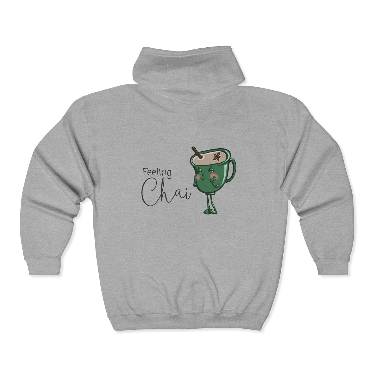 "Feeling Chai" Unisex Heavy Blend™ Full Zip Hooded Sweatshirt
