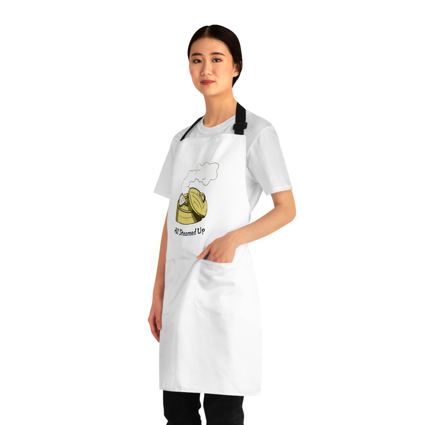 "All Steamed Up" Apron with Pockets