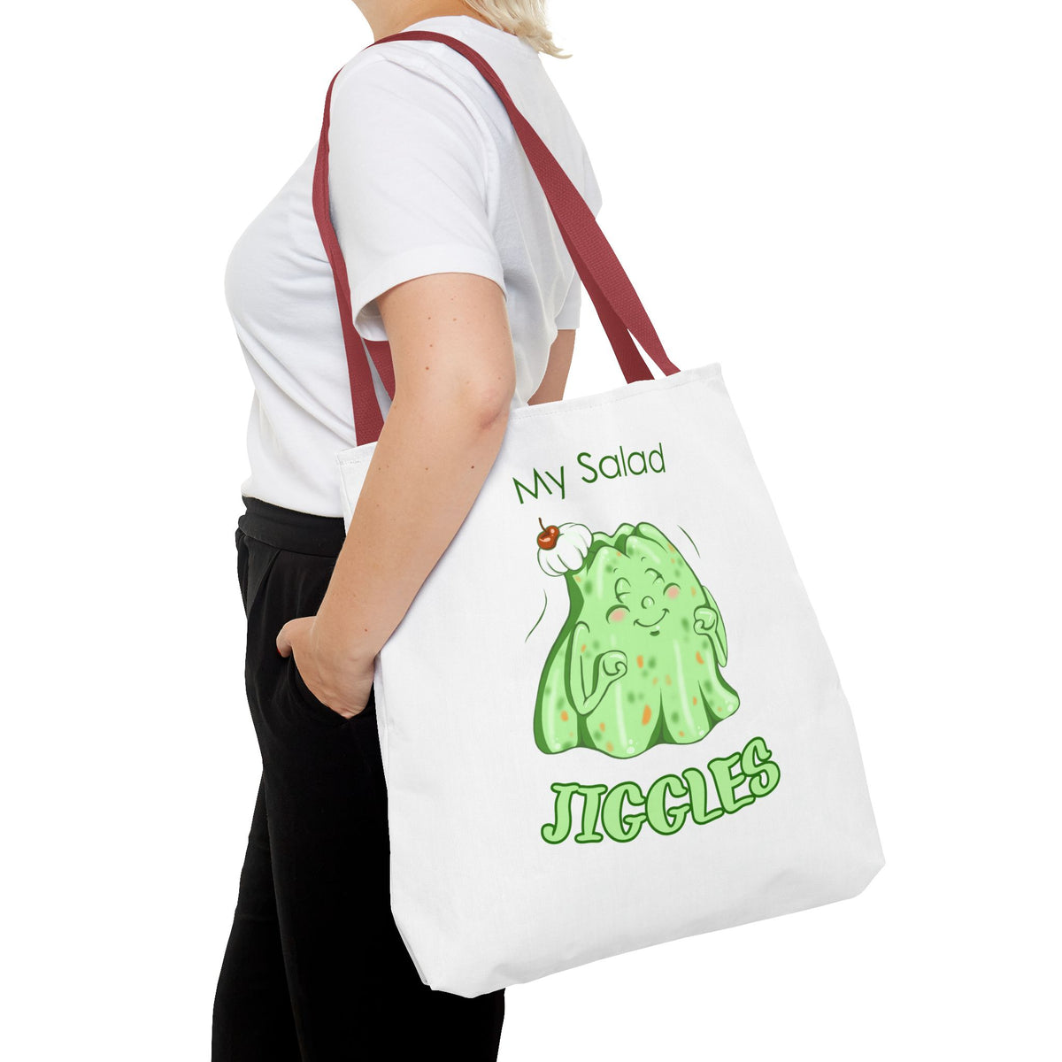 "My Salad Jiggles" Tote Bag