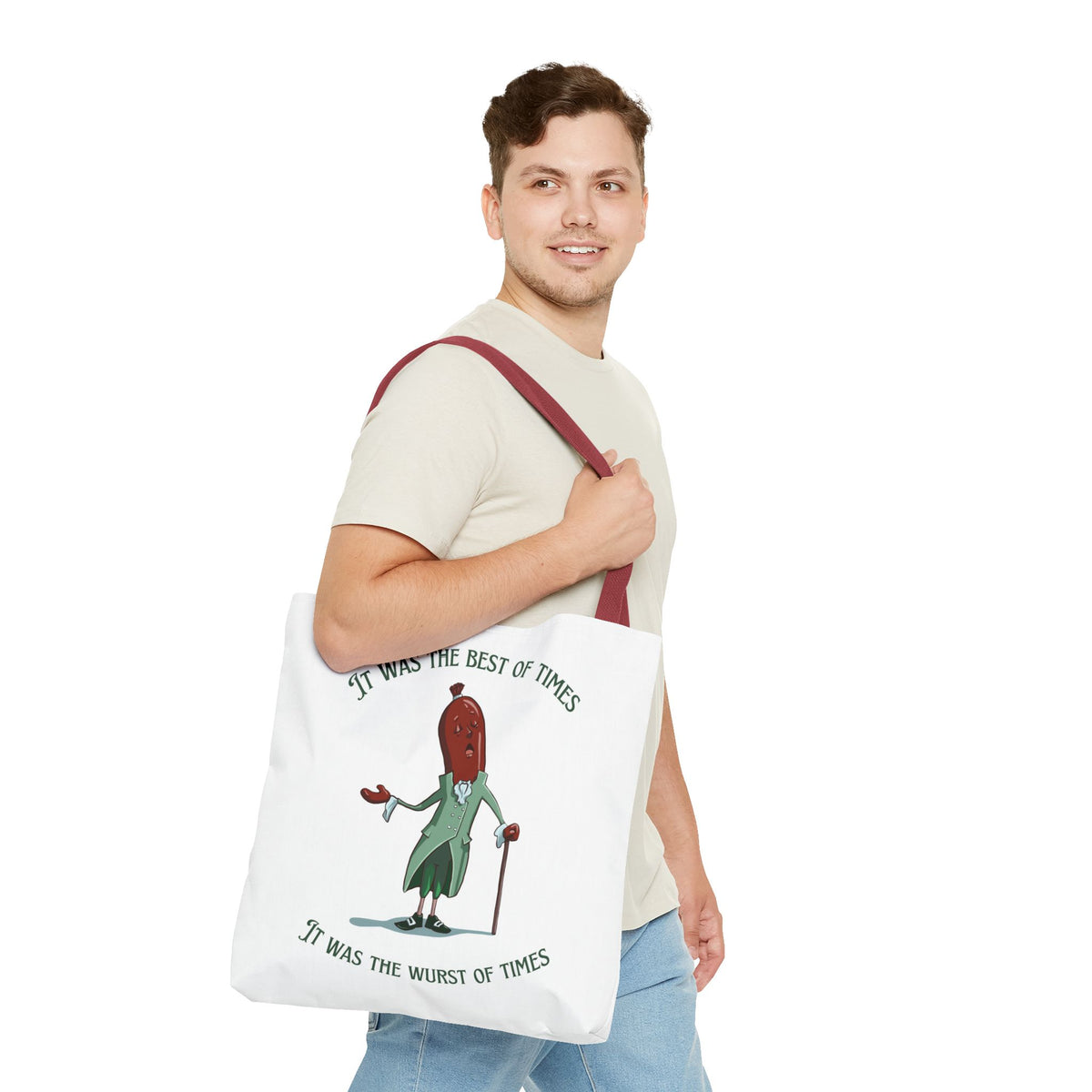 "It Was the Best of Times, It Was the Wurst of Times" Tote Bag