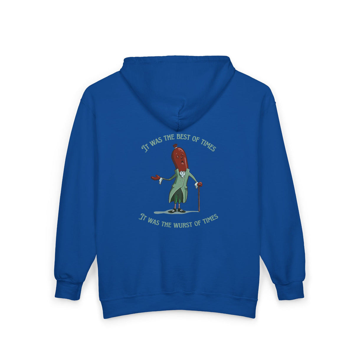 "It Was the Best of Times, It Was the Wurst of Times" Unisex Heavy Blend™ Full Zip Hooded Sweatshirt
