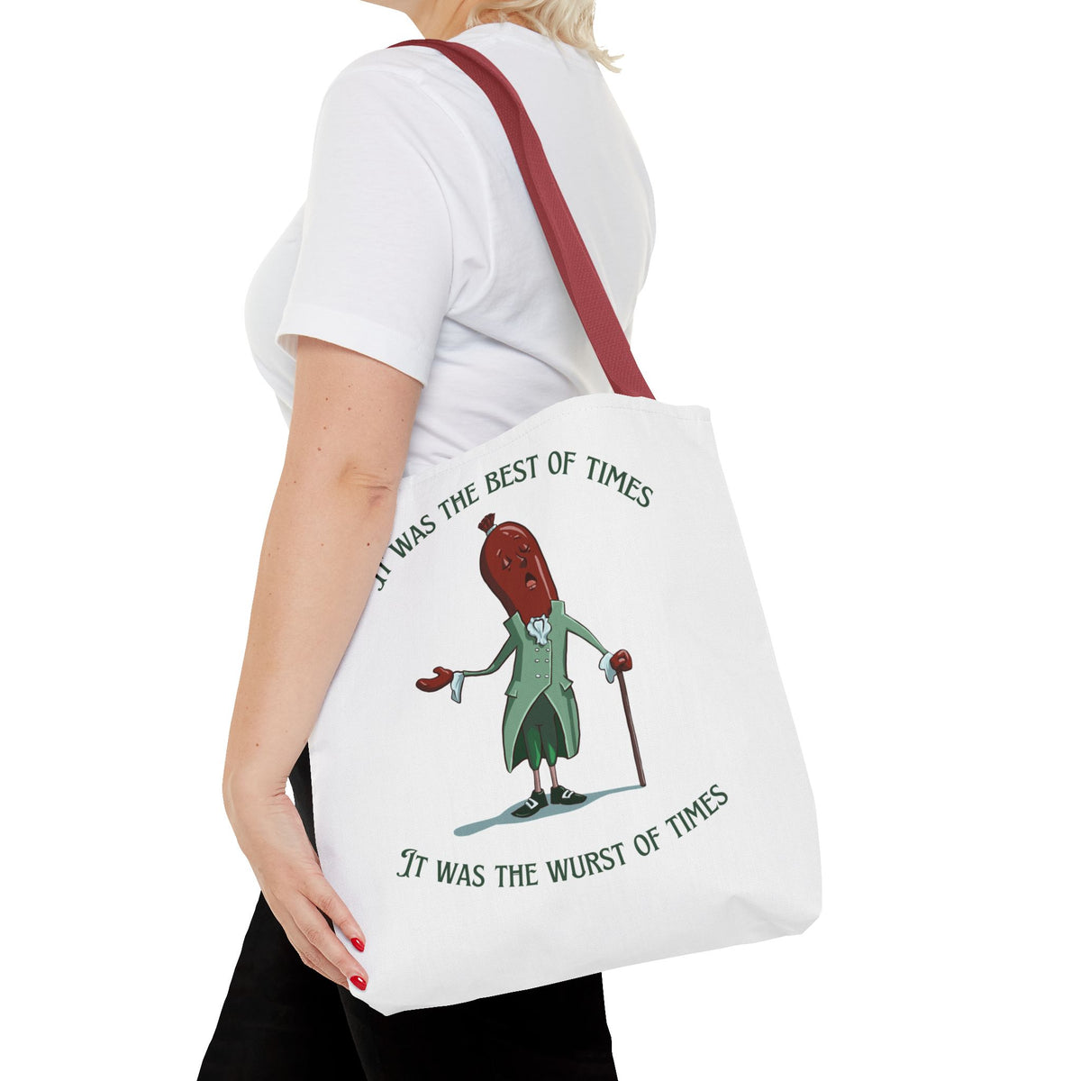 "It Was the Best of Times, It Was the Wurst of Times" Tote Bag