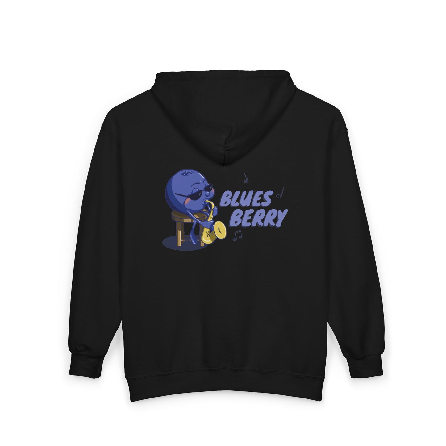 "Blues Berry" Unisex Heavy Blend™ Full Zip Hooded Sweatshirt
