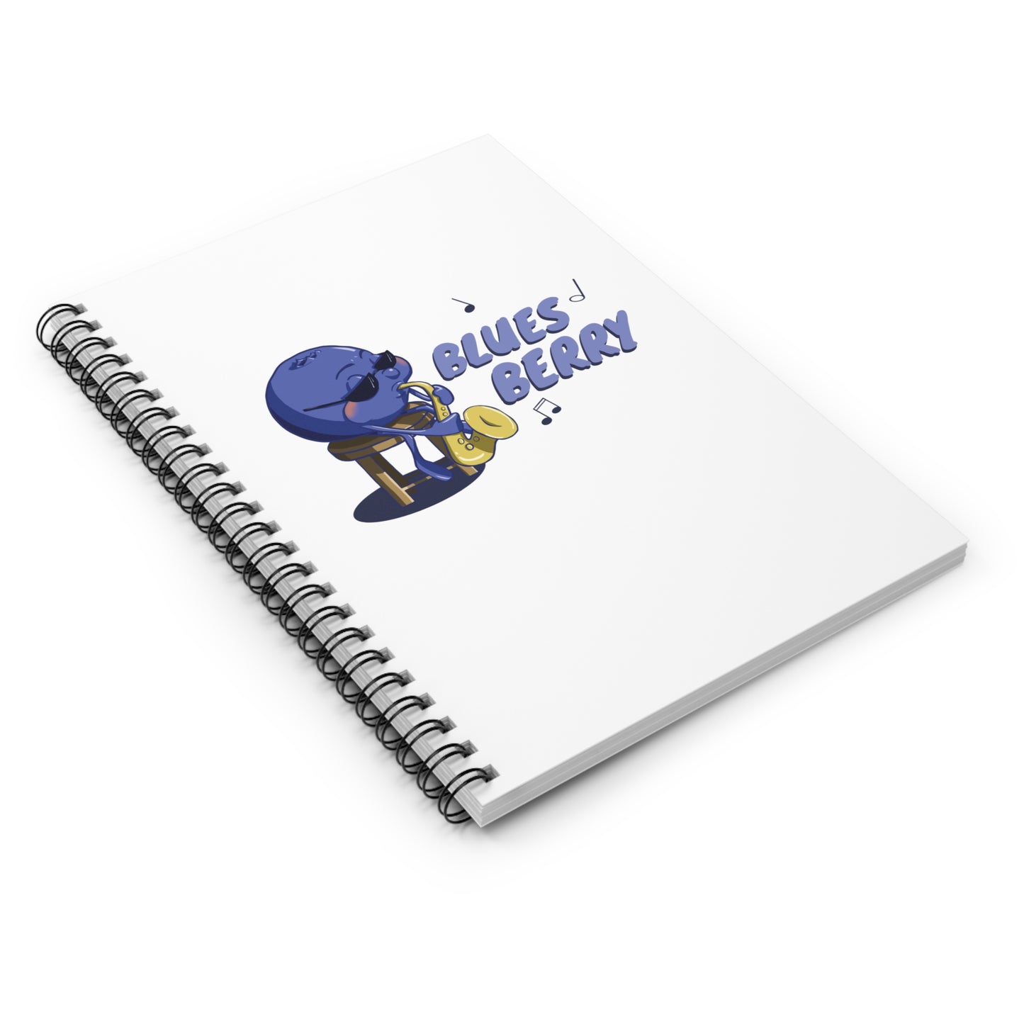 Blues Berry Spiral Journal
