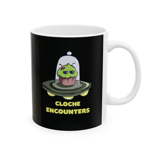 "Cloche Encounters" Ceramic Mug