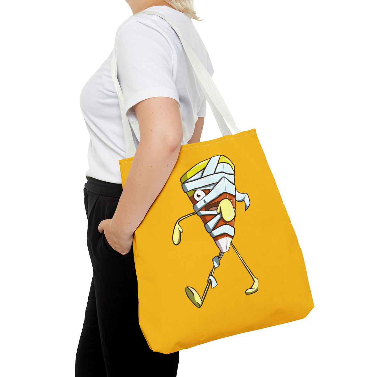 Mummy Candy Corn Tote