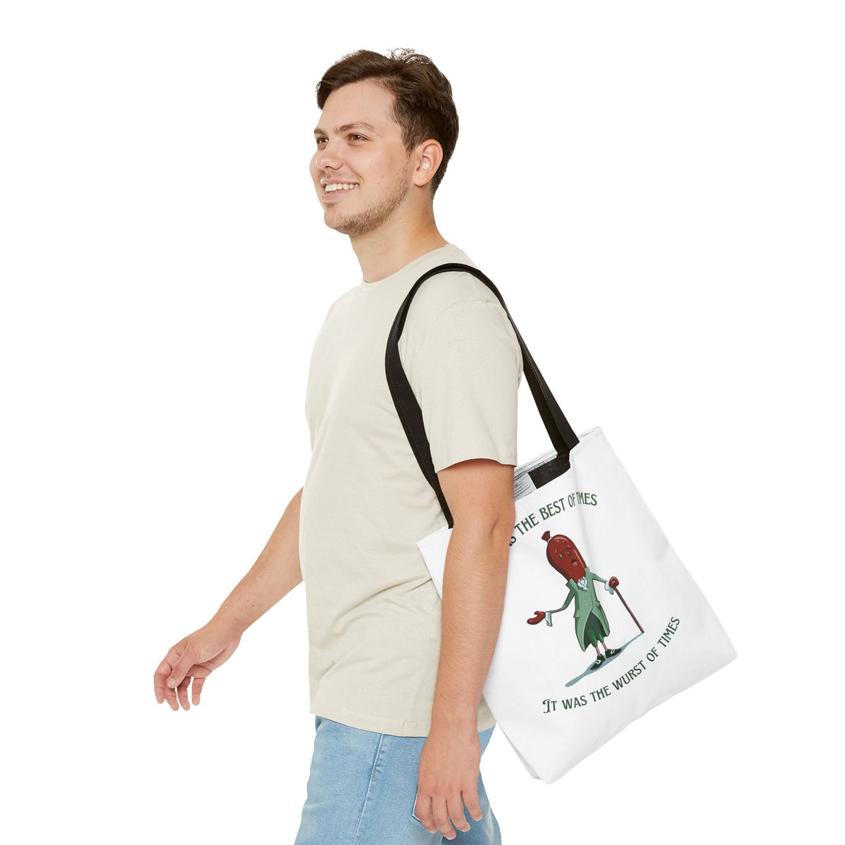 "It Was the Best of Times, It Was the Wurst of Times" Tote Bag