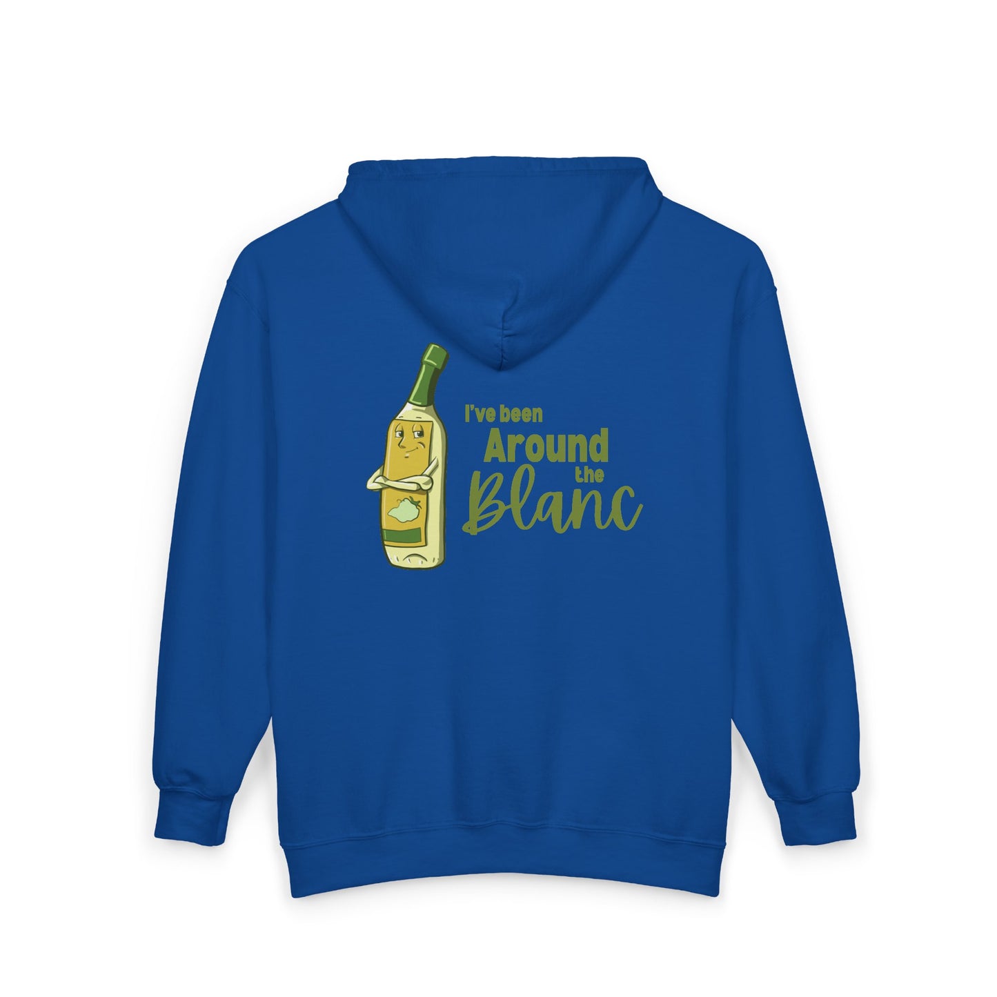 "I've Been Around the Blanc" Unisex Heavy Blend™ Full Zip Hooded Sweatshirt