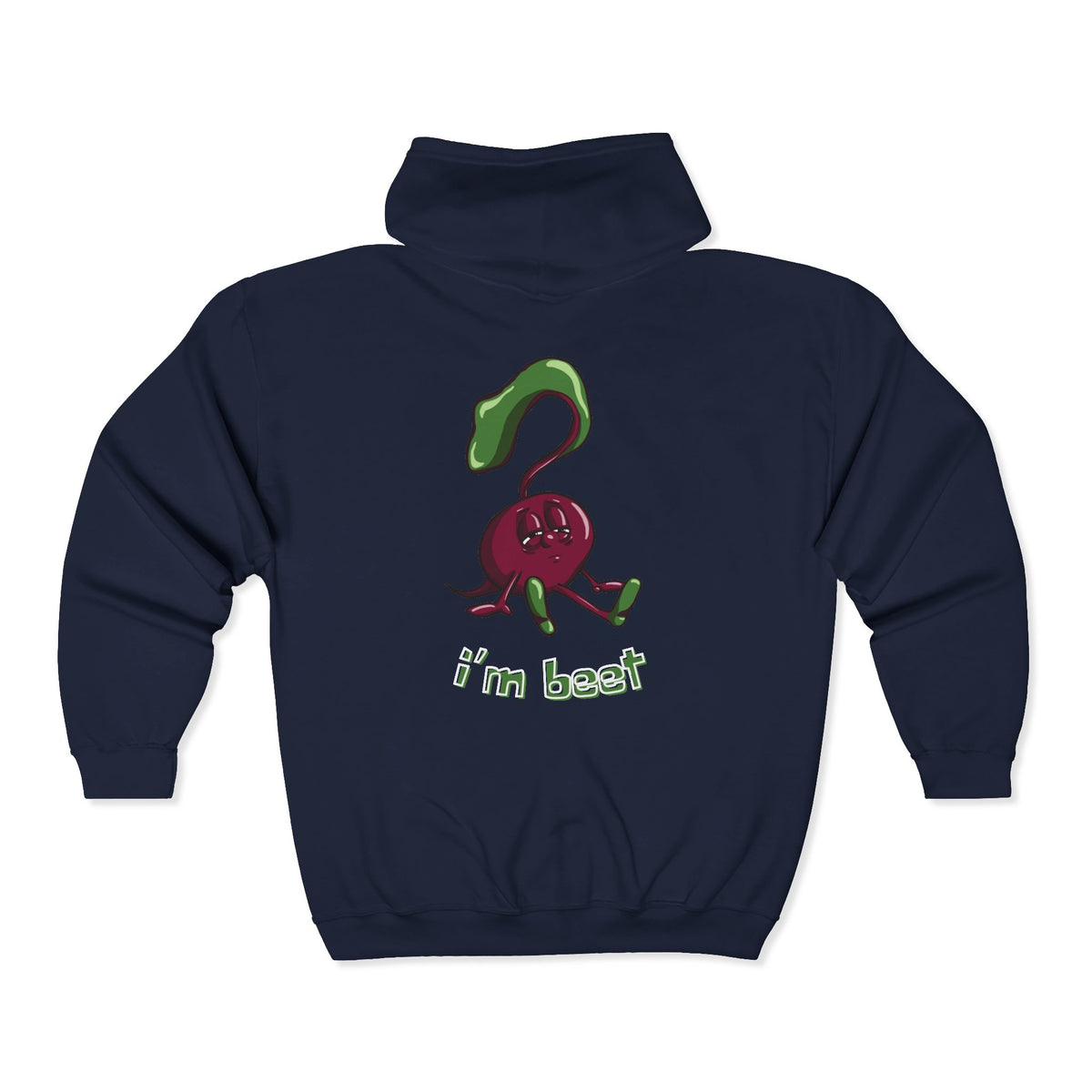 "I'm Beet" Unisex Heavy Blend™ Full Zip Hooded Sweatshirt