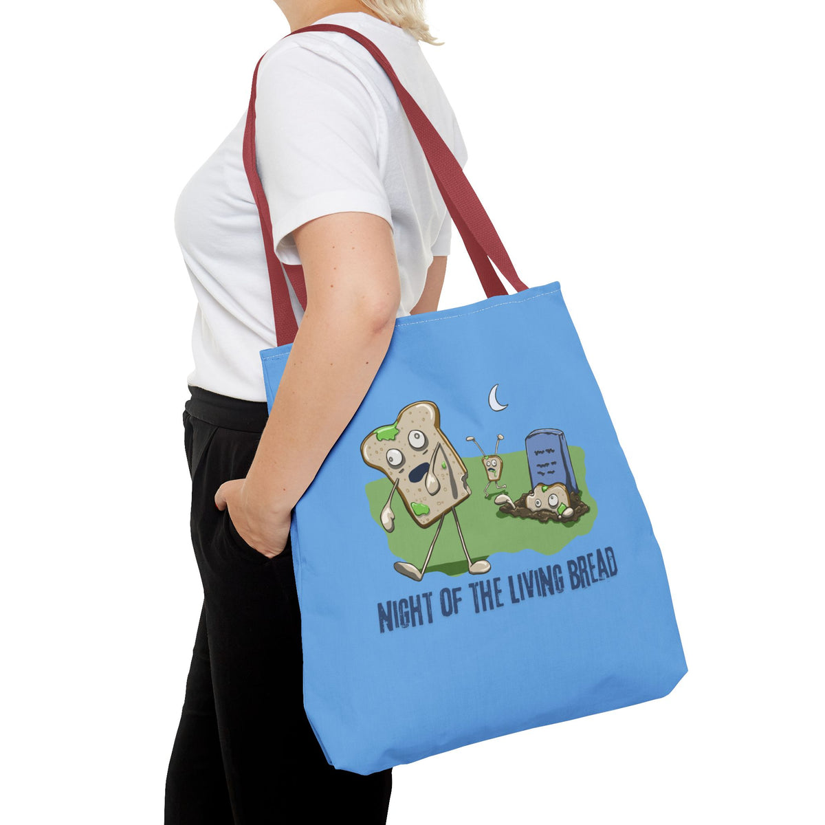 "Night of the Living Bread" Tote Bag