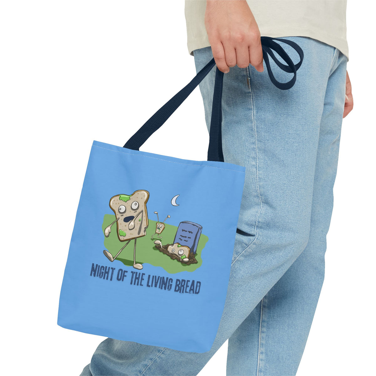 "Night of the Living Bread" Tote Bag