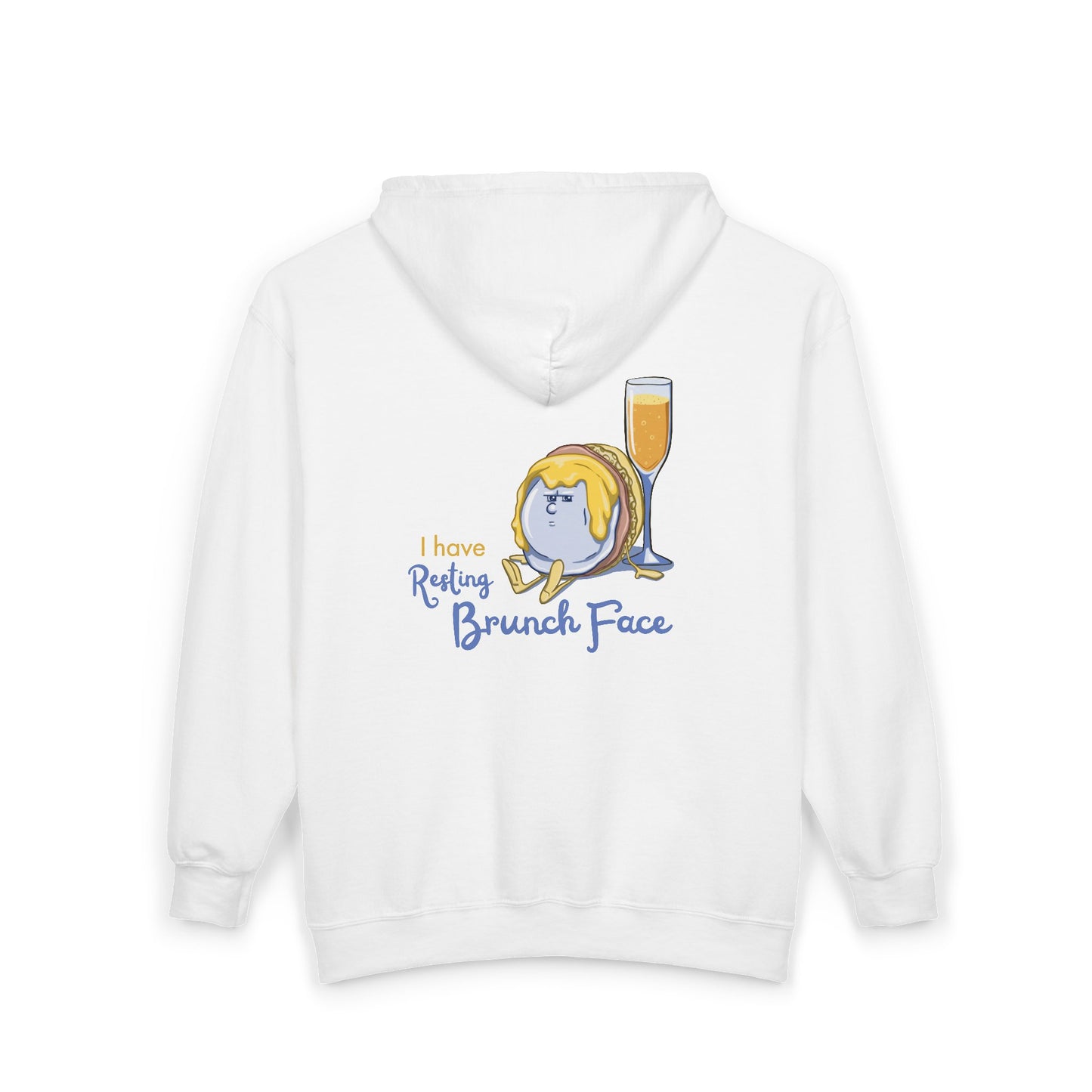 "I Have Resting Brunch Face" Unisex Heavy Blend™ Full Zip Hooded Sweatshirt