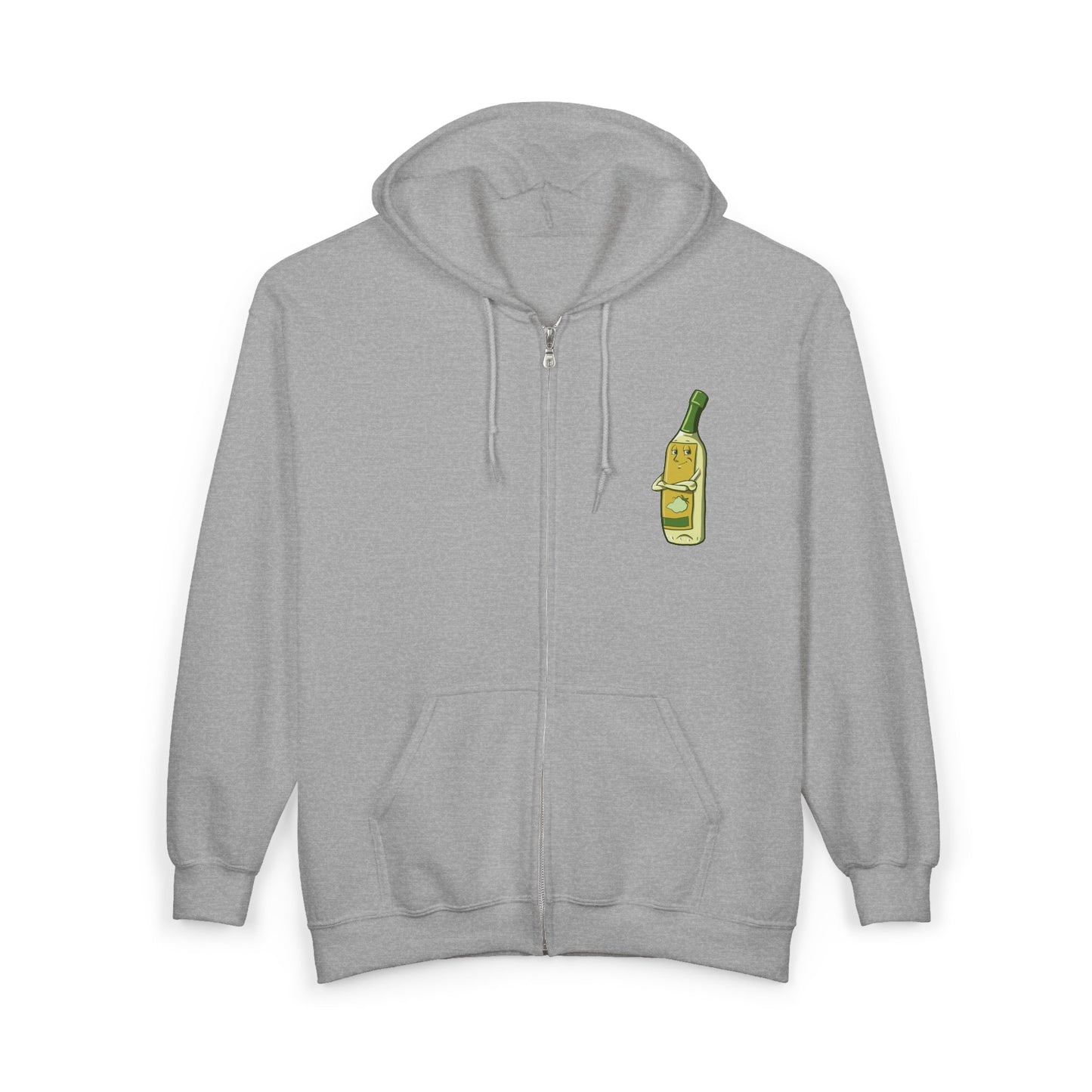 "I've Been Around the Blanc" Unisex Heavy Blend™ Full Zip Hooded Sweatshirt