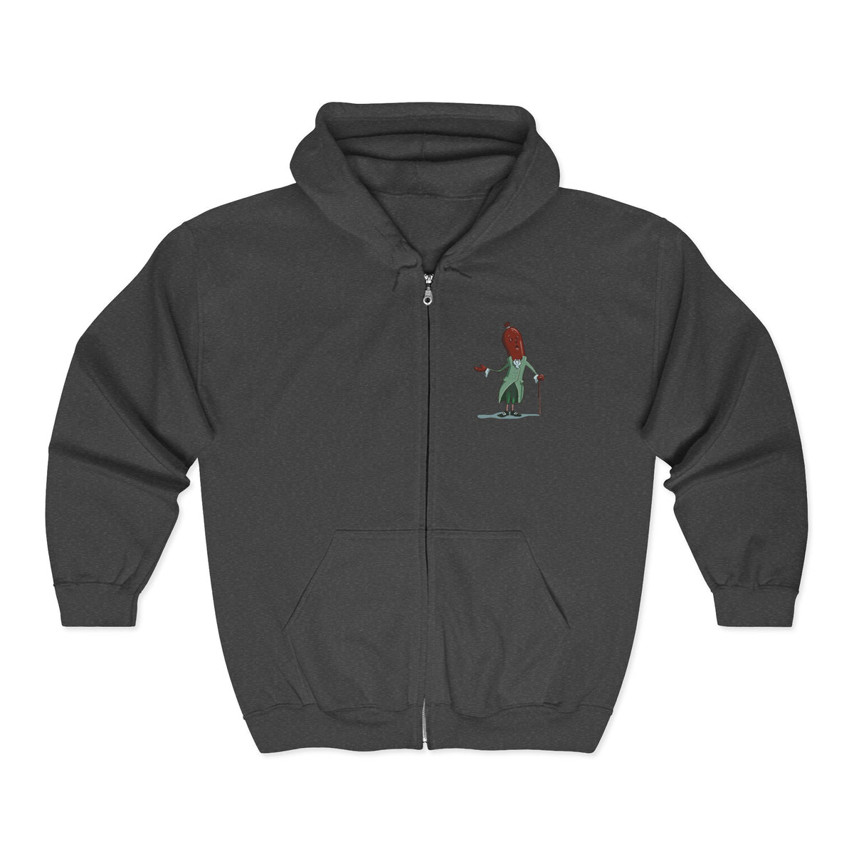 "It Was the Best of Times, It Was the Wurst of Times" Unisex Heavy Blend™ Full Zip Hooded Sweatshirt