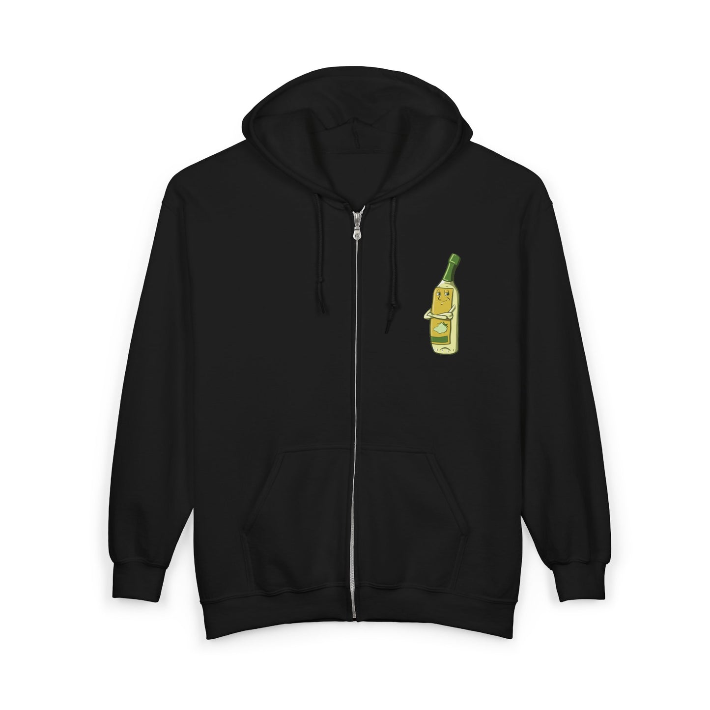"I've Been Around the Blanc" Unisex Heavy Blend™ Full Zip Hooded Sweatshirt